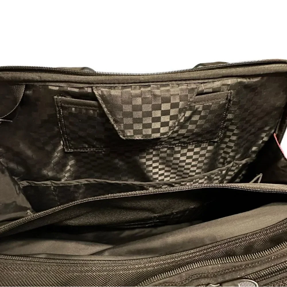 Victorinox Black Professional 2-way carry Cordura briefcase laptop travel bag